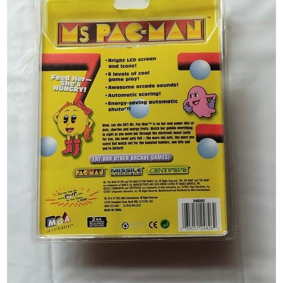 Ms Pacman Electronic Handheld Arcade Game MGA Brand New Factory Sealed - Picture 4 of 7